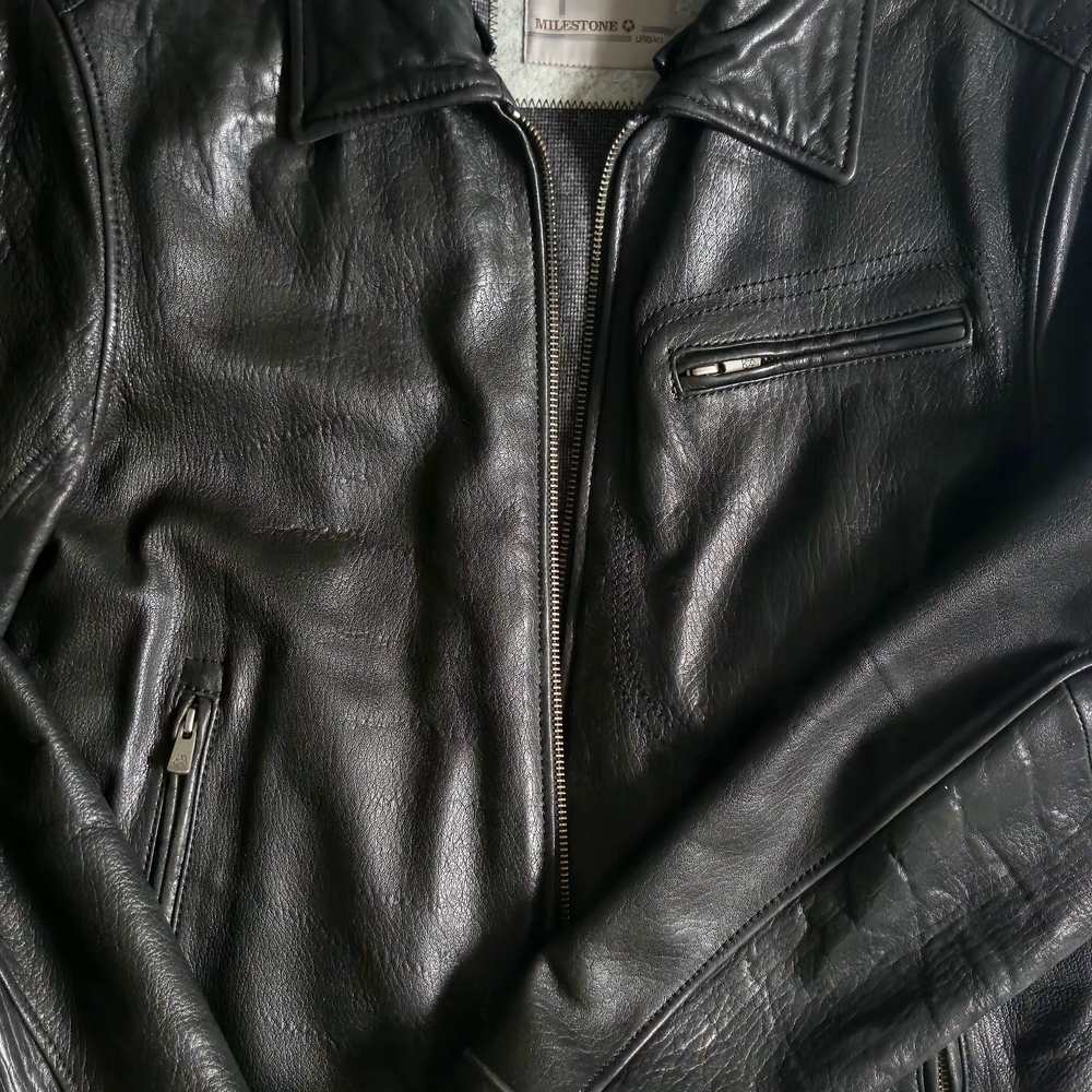 Black Lightweight Shirt Jacket with Textured Finish
